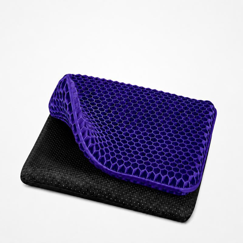 Thick Honeycomb Gel Seat Cushion with Non-Slip Cover
