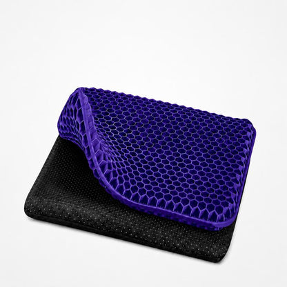 Thick Honeycomb Gel Seat Cushion with Non-Slip Cover