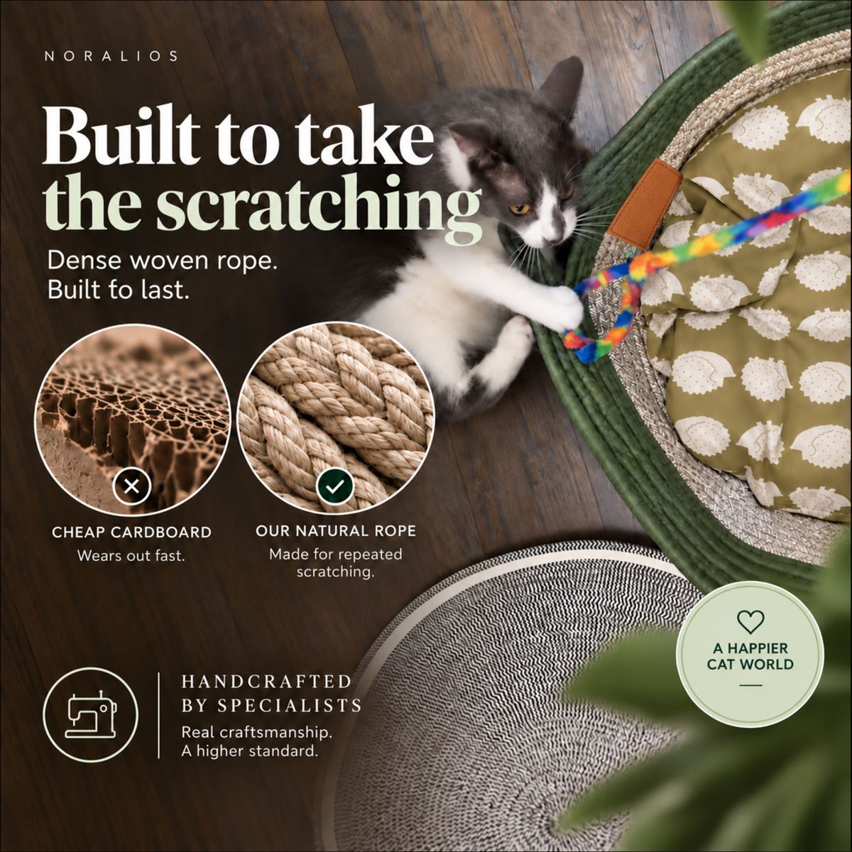 Instinct Basket | Meet the first research-backed natural territory for indoor cats
