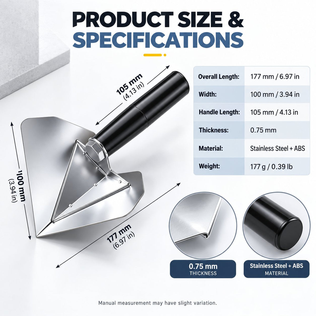 Noralios ProCorner™ 90° Finishing Trowel