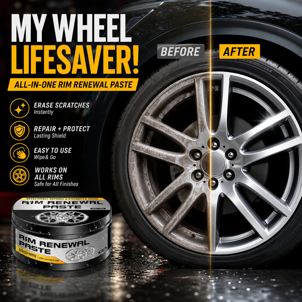 🔥Buy 1 Get 1 FREE |All-in-One Wheel Repair Paste – Restore Your Wheels Like New