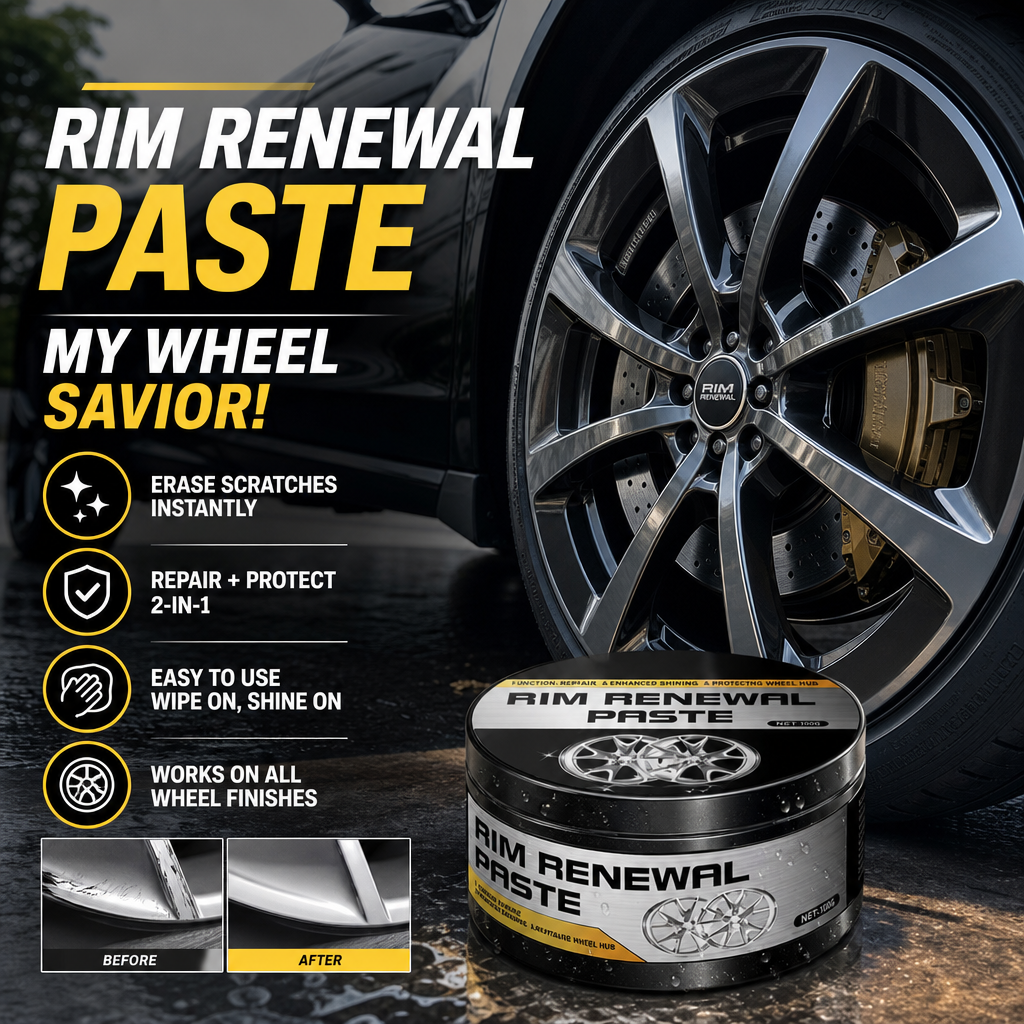🔥Buy 1 Get 1 FREE |All-in-One Wheel Repair Paste – Restore Your Wheels Like New