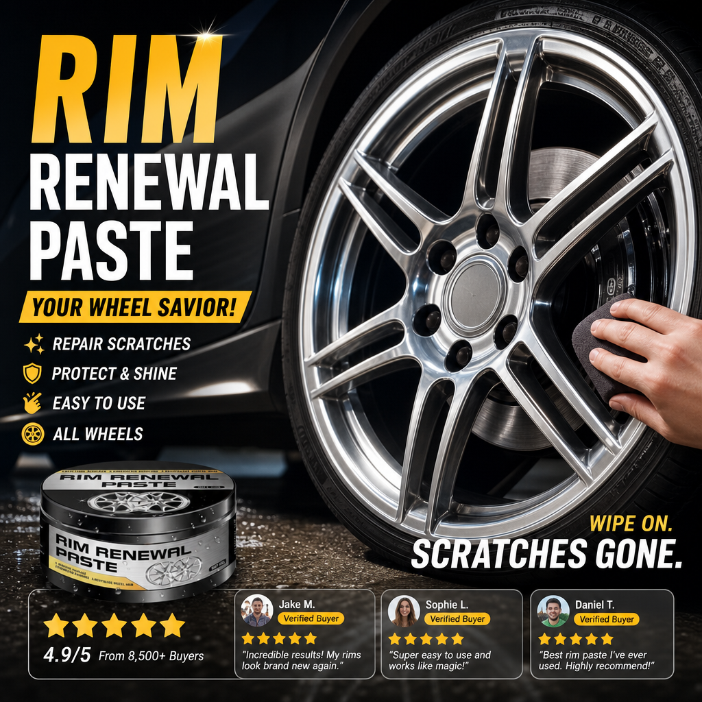 🔥Buy 1 Get 1 FREE |All-in-One Wheel Repair Paste – Restore Your Wheels Like New