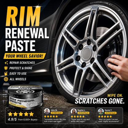 🔥Buy 1 Get 1 FREE |All-in-One Wheel Repair Paste – Restore Your Wheels Like New
