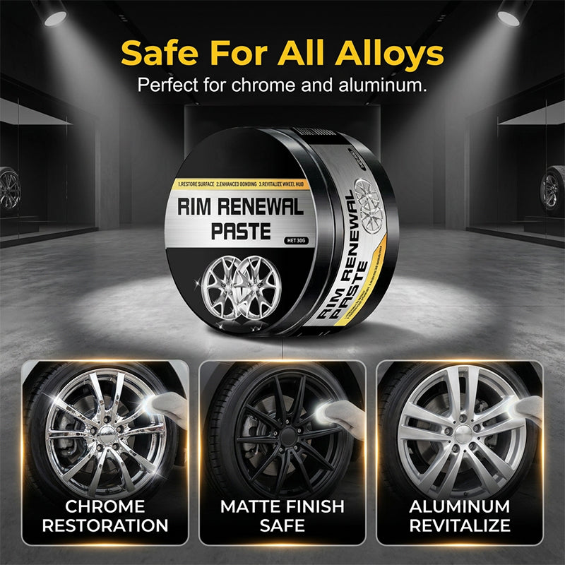 🔥Buy 1 Get 1 FREE |All-in-One Wheel Repair Paste – Restore Your Wheels Like New