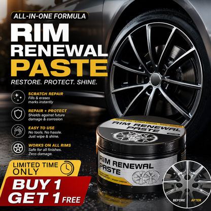 🔥Buy 1 Get 1 FREE |All-in-One Wheel Repair Paste – Restore Your Wheels Like New